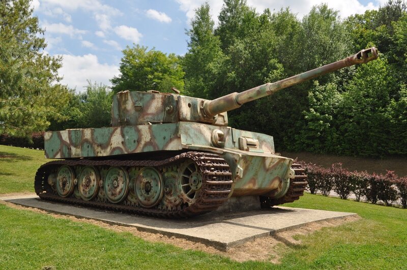 Decommissioned Tank on Display