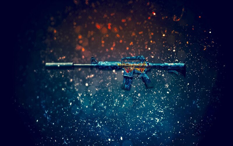 Decorated Assault Rifle — Blue