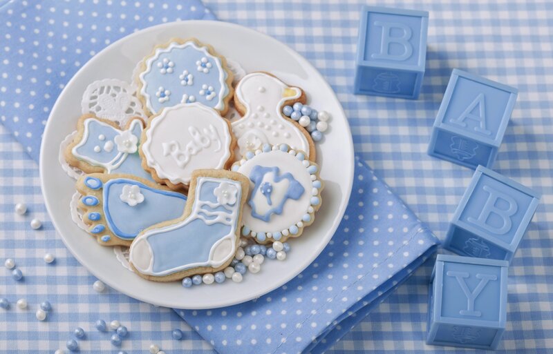 Decorated Baby Cookies