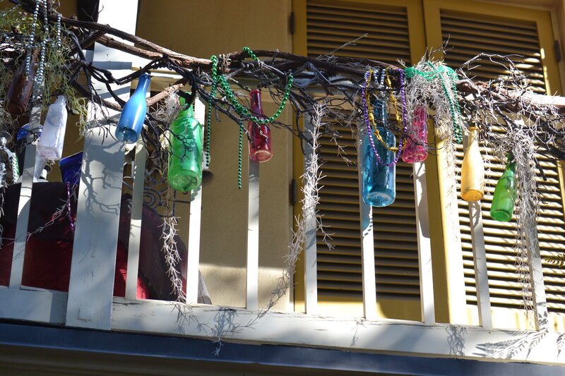 Decorated Balcony Railing