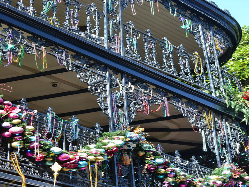 Decorated Balcony with Beads