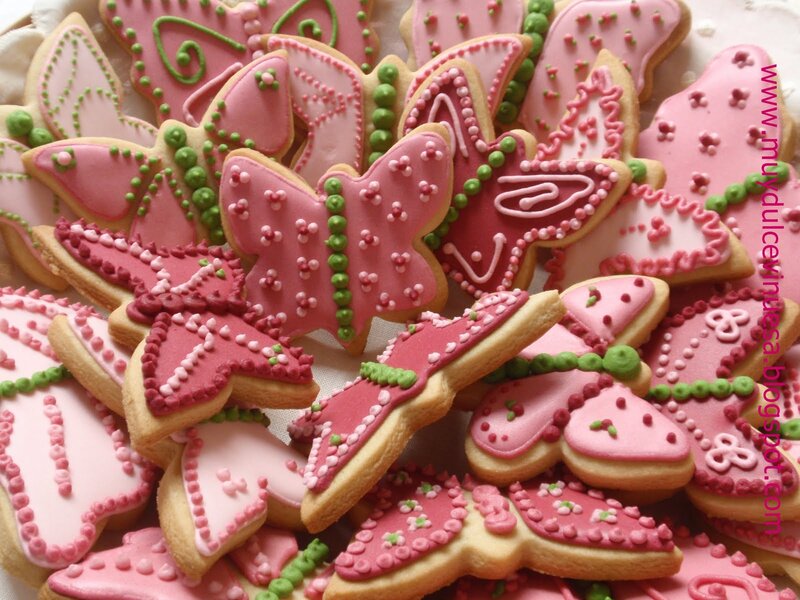 Decorated Butterfly Cookies