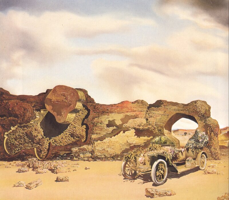 Decorated Car in Desert