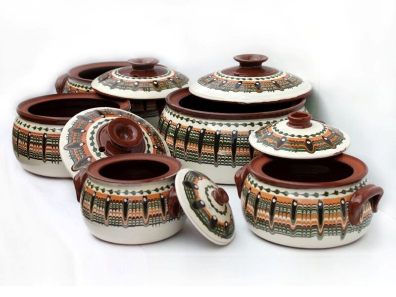 Decorated Ceramic Pots
