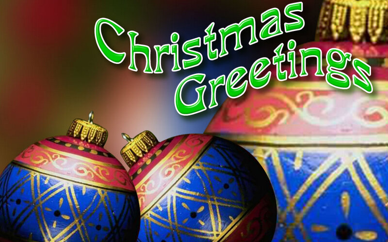 Decorated Christmas Ornaments — Blue