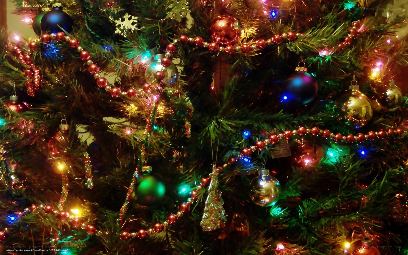 Decorated Christmas tree