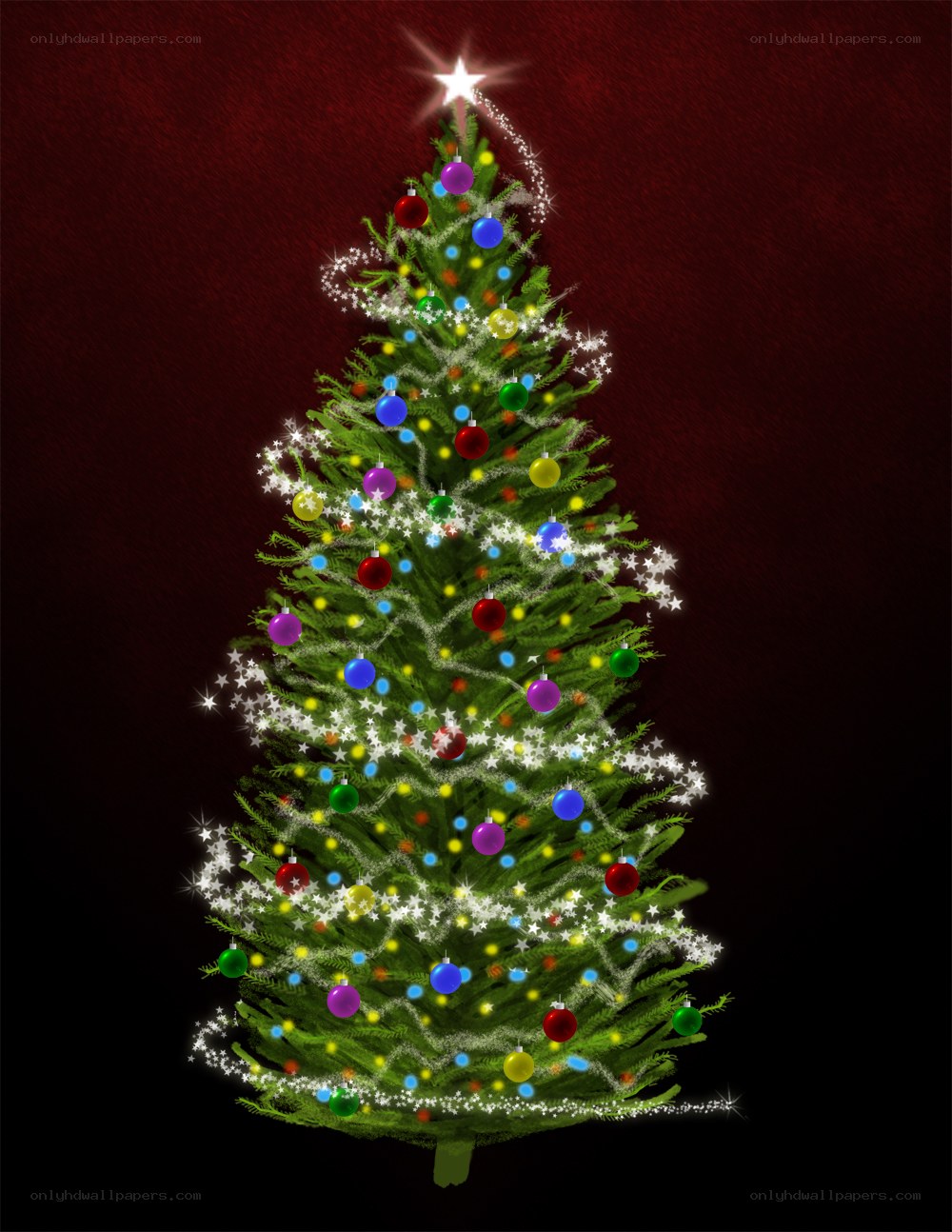 decorated christmas tree