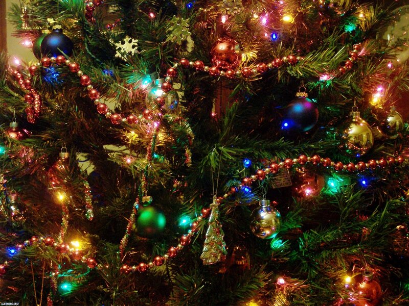 Decorated Christmas tree