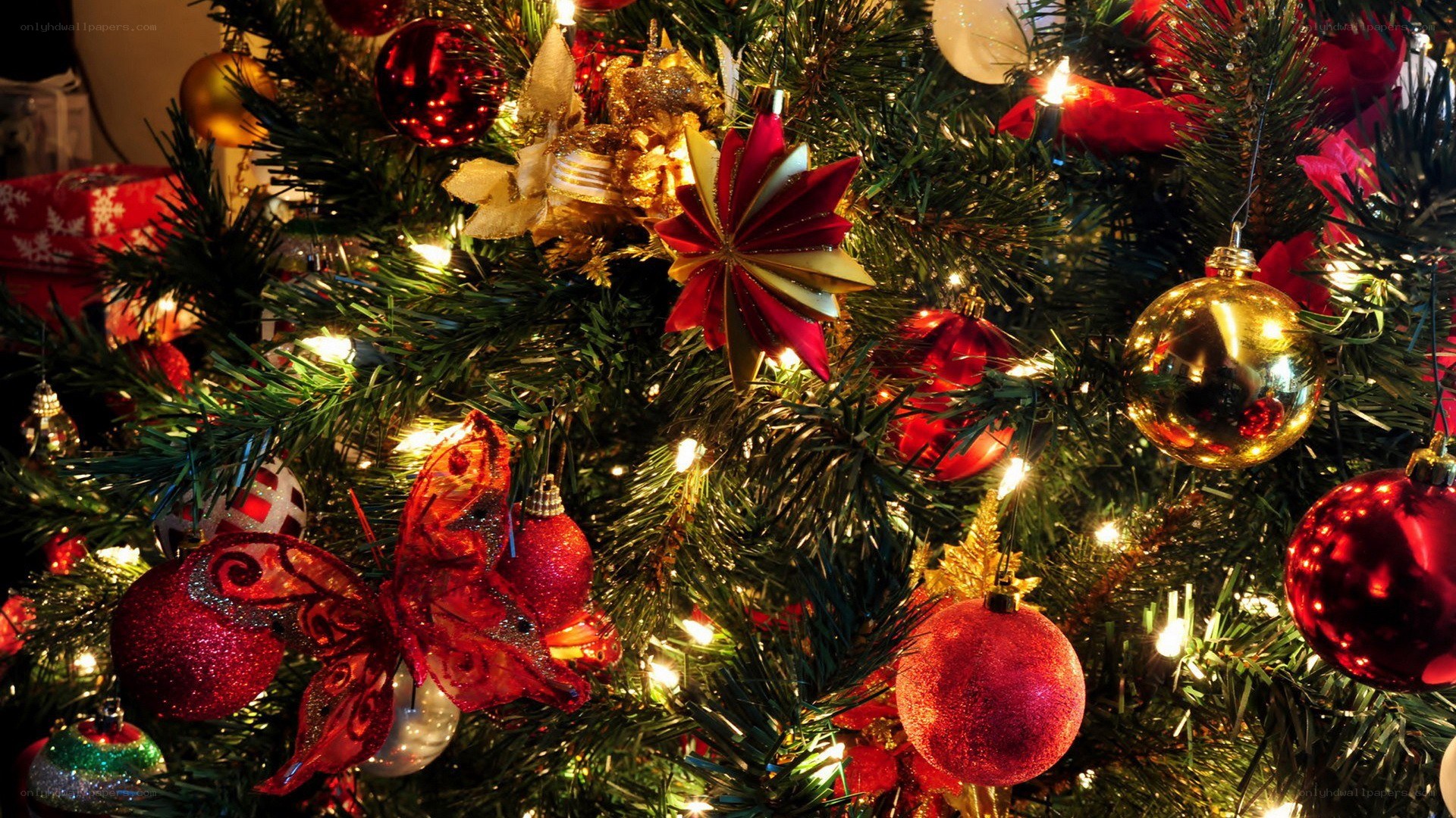 decorated christmas tree