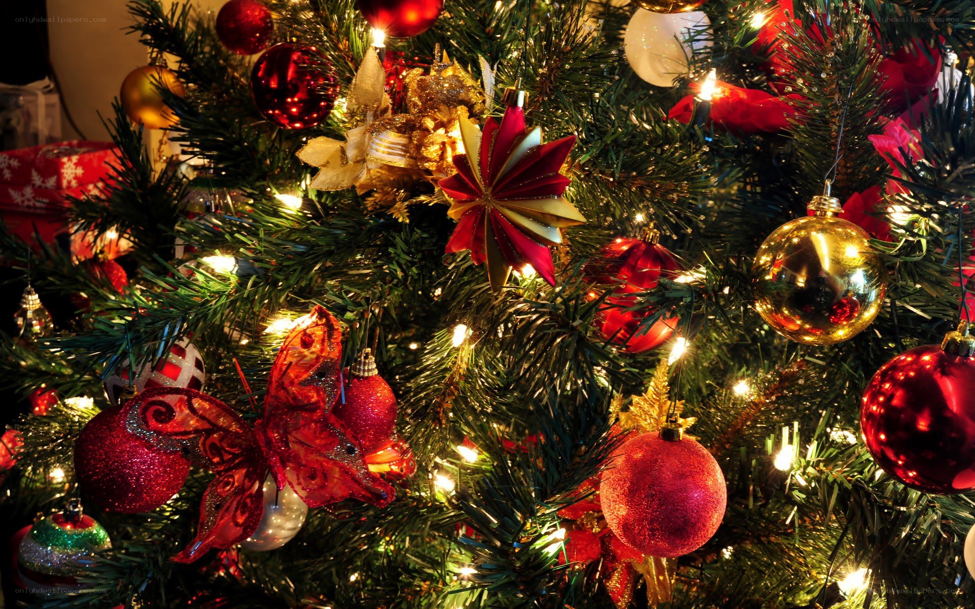 decorated christmas tree