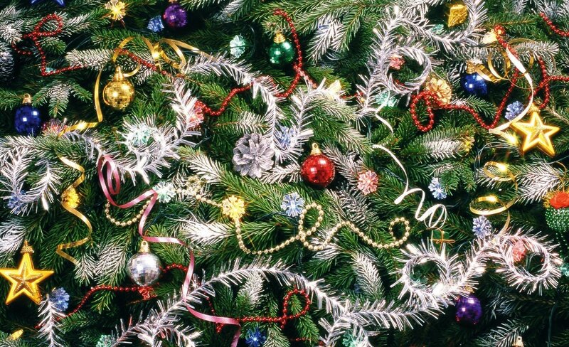 decorated christmas tree