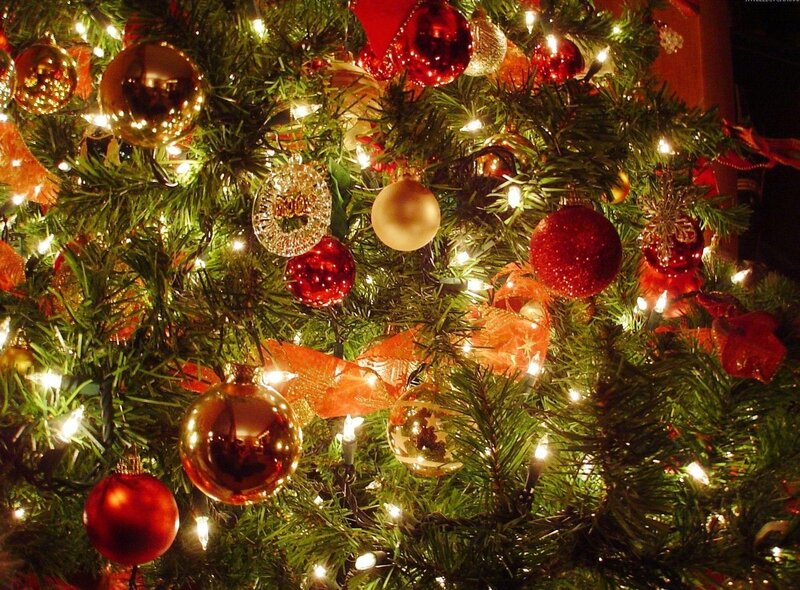 decorated christmas tree