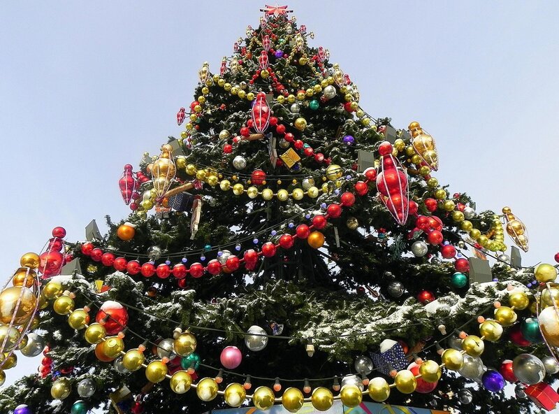 Decorated Christmas tree