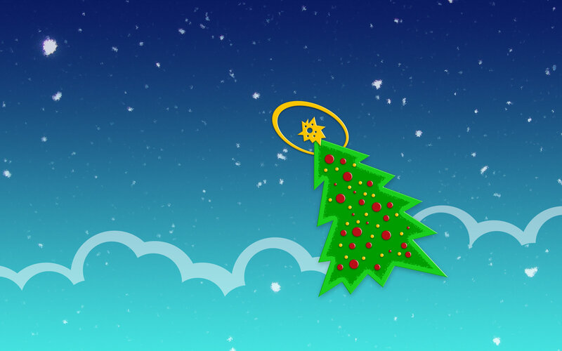 Decorated Christmas Tree Ornament
