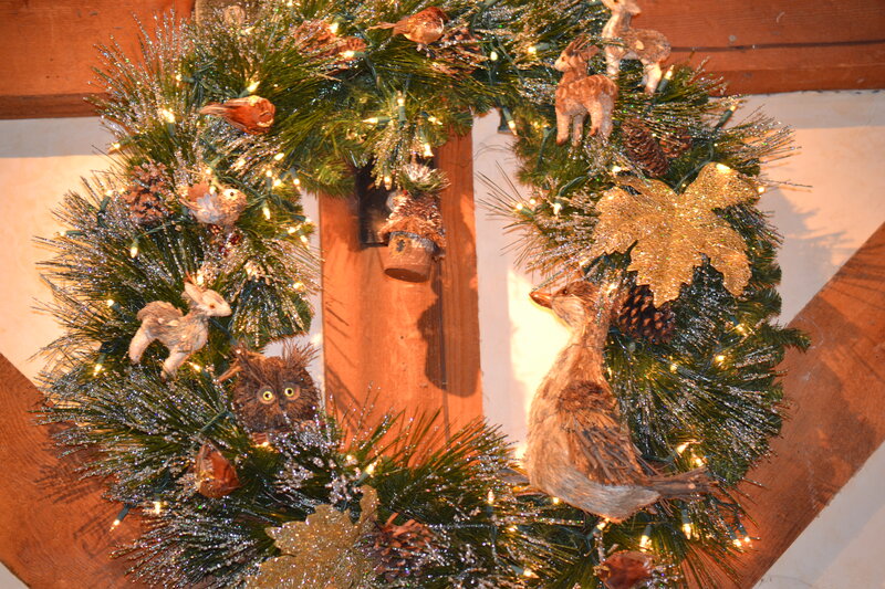 Decorated Christmas Wreath