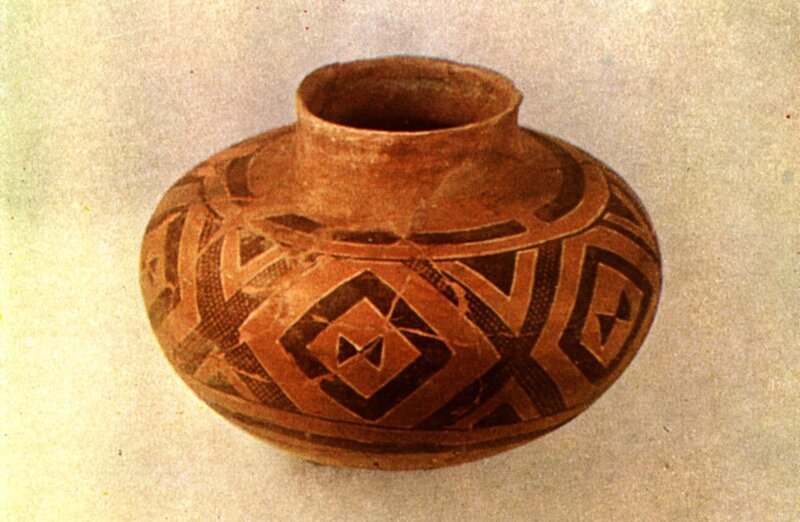 Decorated Clay Pot