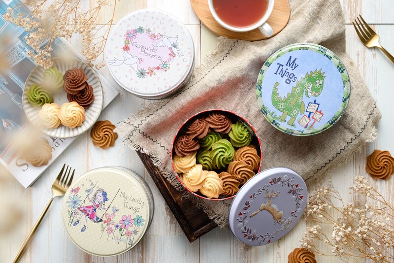 Decorated Cookie Tins