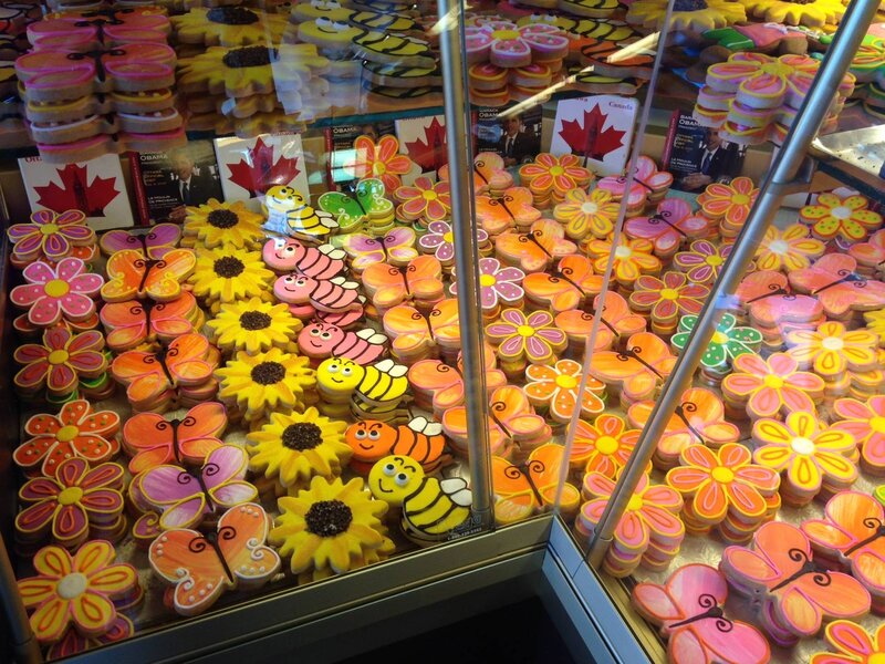Decorated Cookies in Display