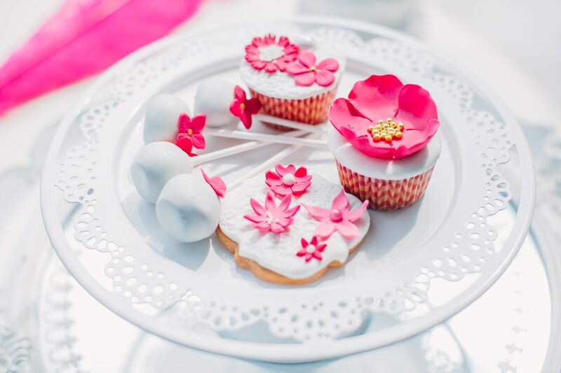 Decorated Cupcakes and Cookies