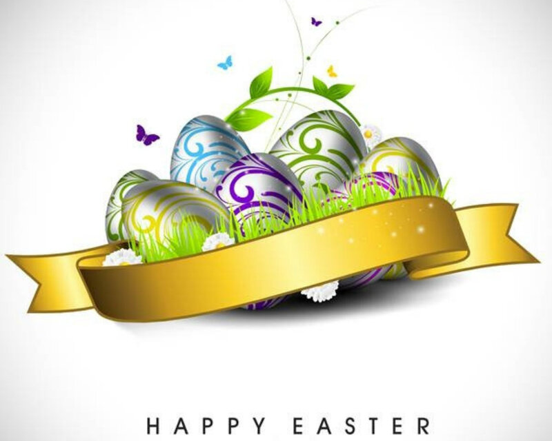 Decorated Easter Eggs — Gold, Festive