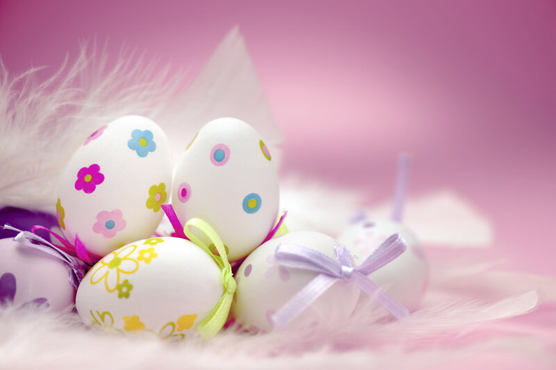 Decorated Easter Eggs — Pink, Festive, Spring, Photograph