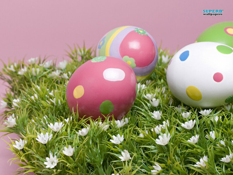 Decorated Easter Eggs — Pink, Festive, Spring