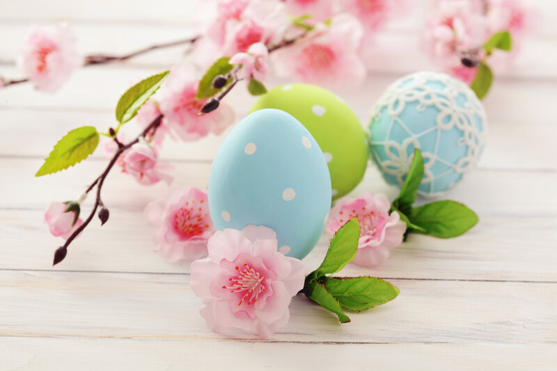 Decorated Easter Eggs — Pink, Serene