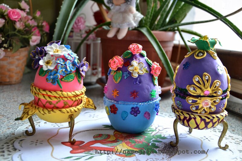 Decorated Easter Eggs — Purple, Festive, Afternoon