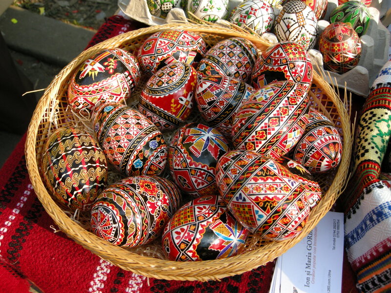 Decorated Easter Eggs — Red, Festive, Afternoon, Photograph