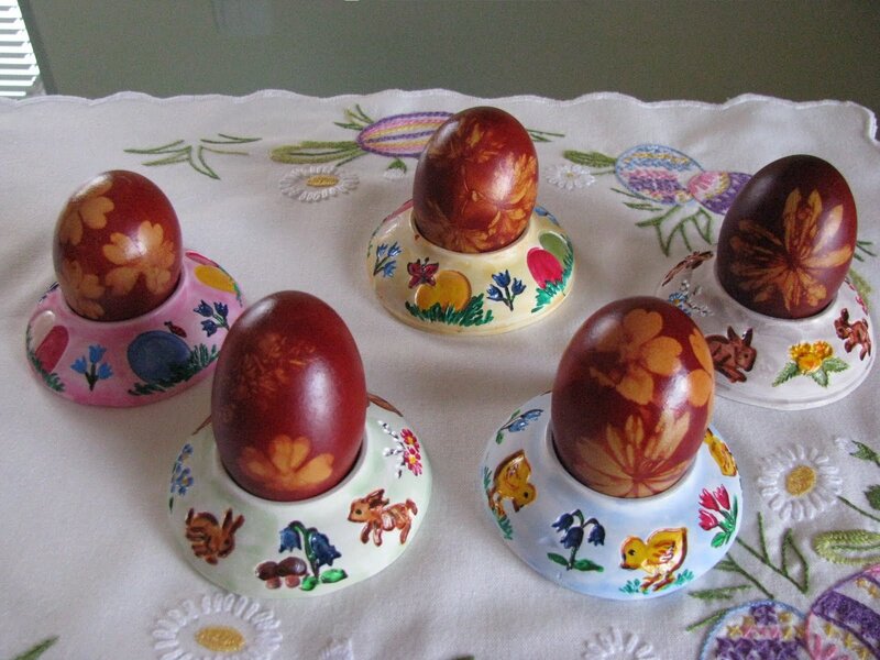 Decorated Easter Eggs — White, Festive, Morning