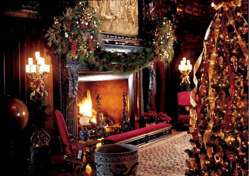 Decorated Fireplace Room