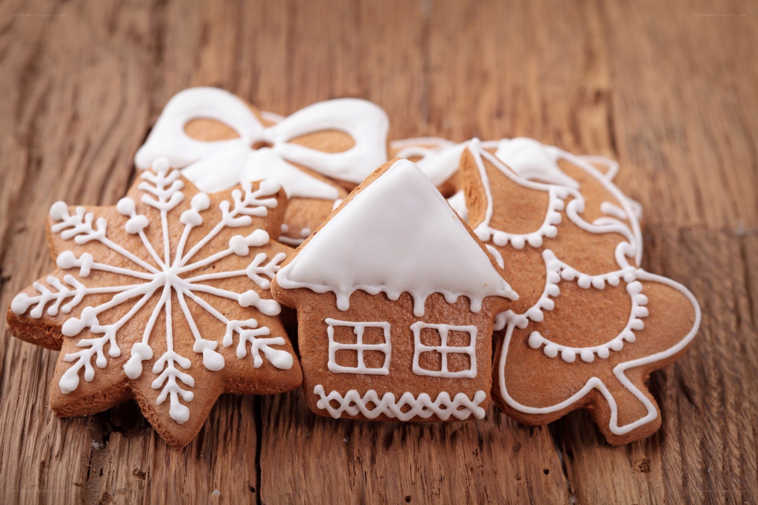 Decorated gingerbread cookies