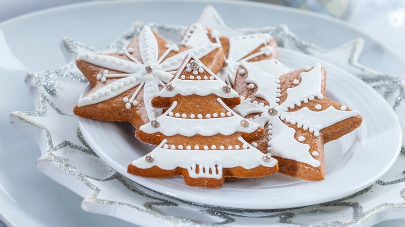 decorated gingerbread cookies