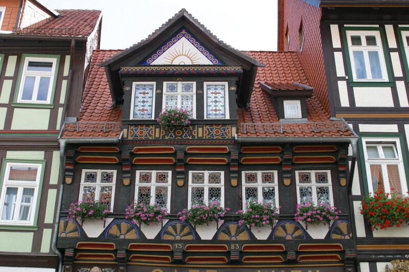 Decorated Half-timbered House