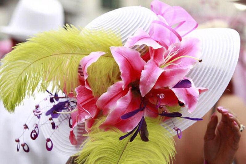 Decorated Hat with Flowers