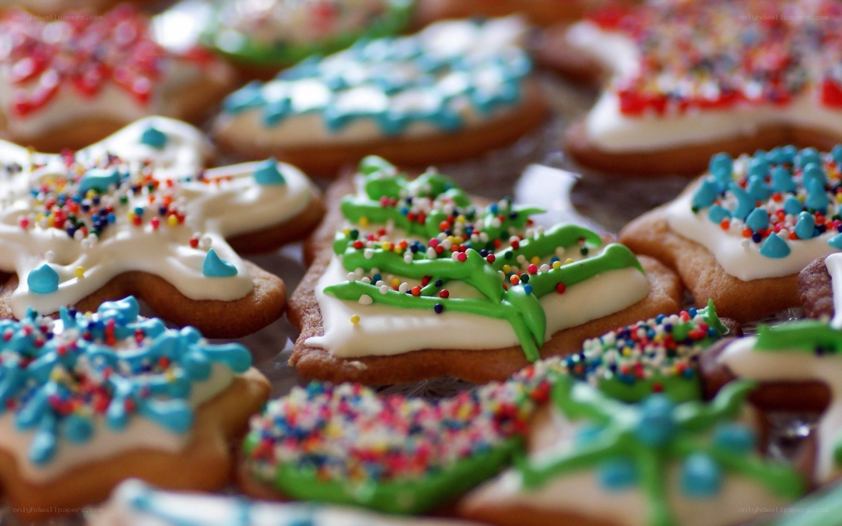 decorated holiday cookies