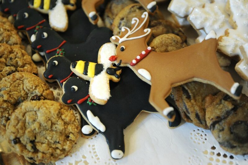 Decorated Holiday Cookies — Brown