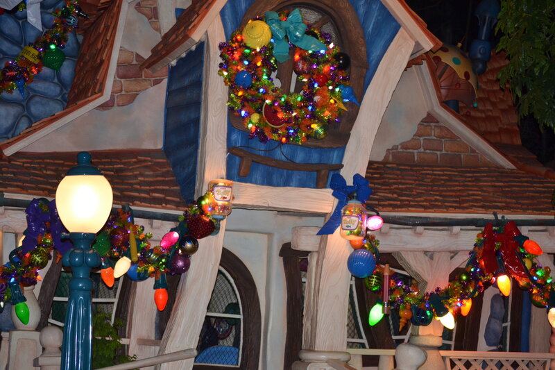 Decorated House Facade — Blue