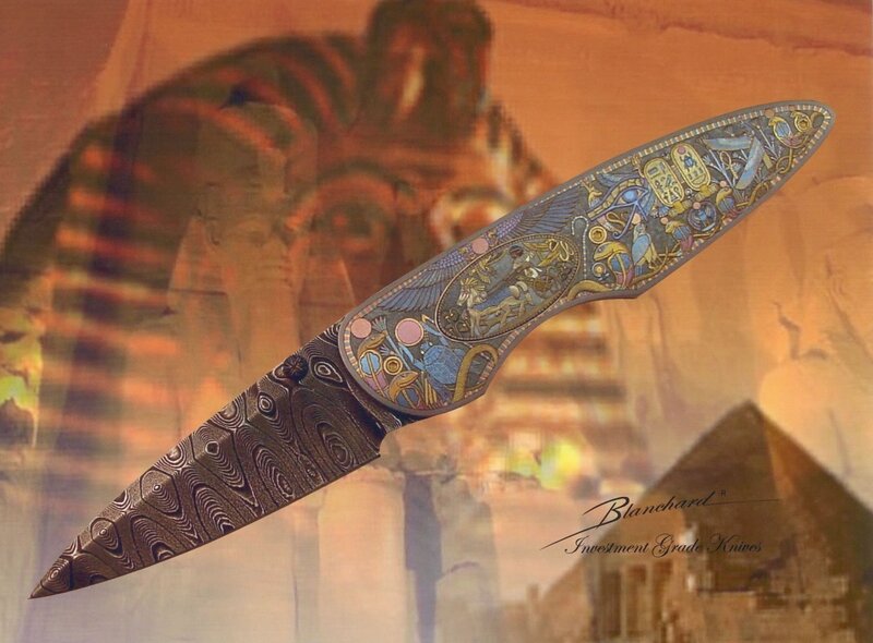 Decorated Knife with Hieroglyphs