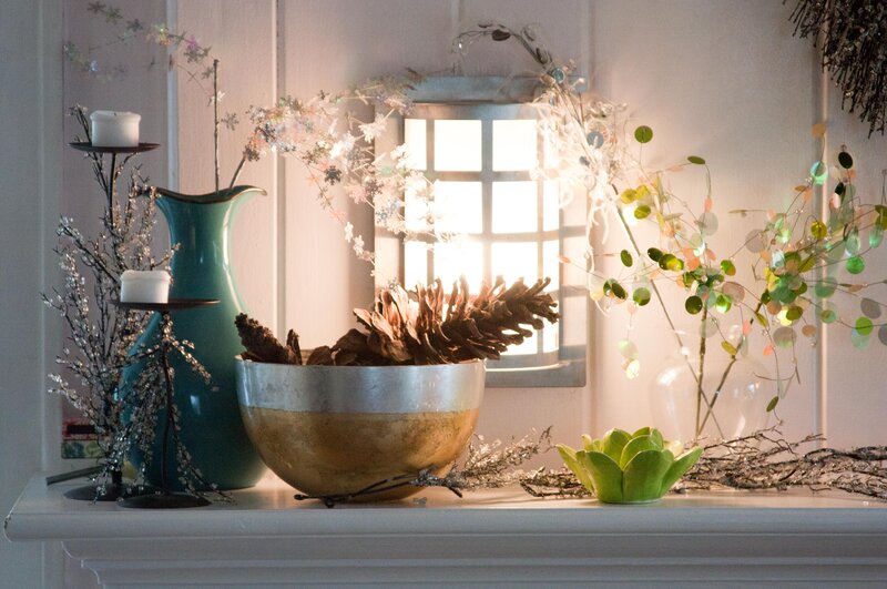Decorated Mantelpiece