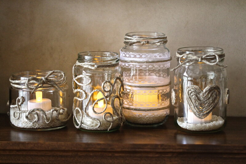 Decorated Mason Jars