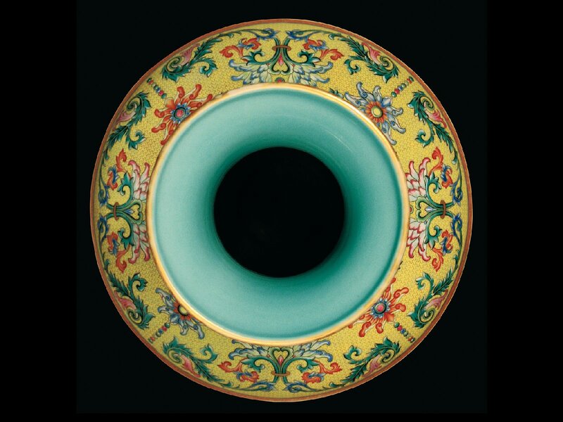 Decorated Porcelain Vase
