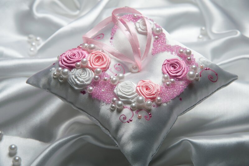 Decorated Ring Pillow