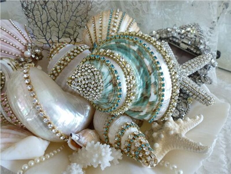 Decorated Seashells