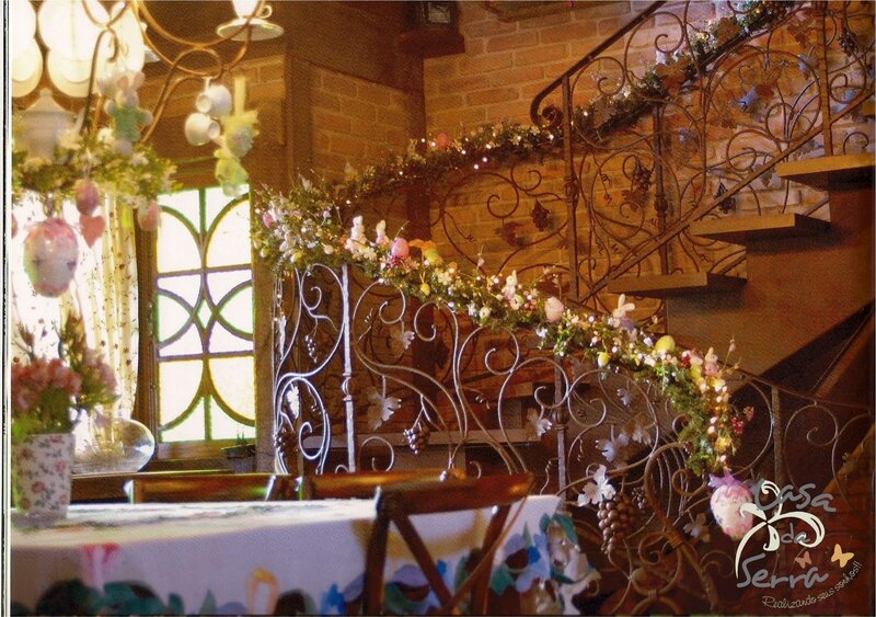 Decorated Staircase Interior