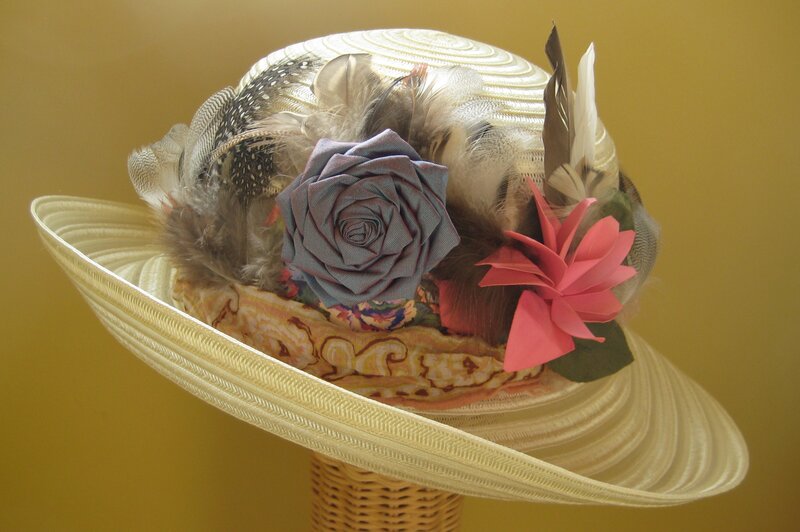 Decorated Straw Hat