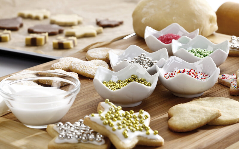 Decorated Sugar Cookies — White