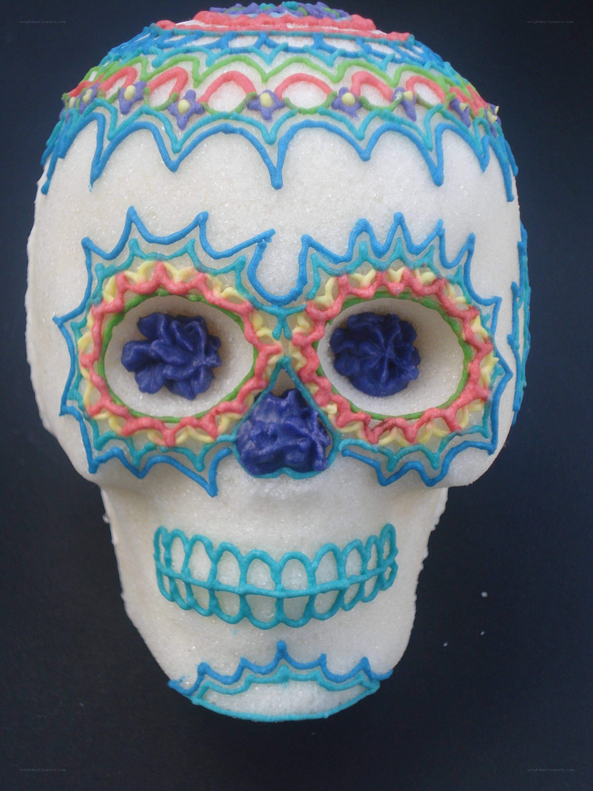 decorated sugar skull