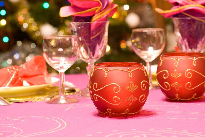 Decorated Table Setting