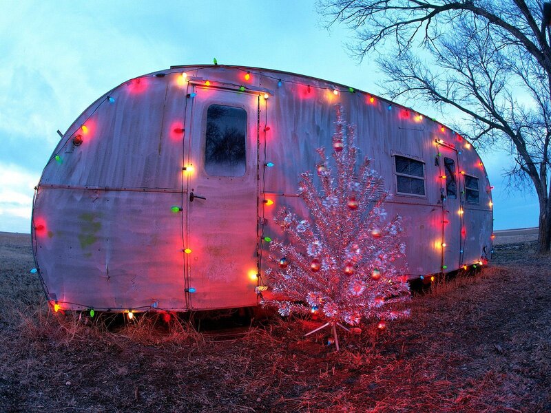 Decorated Trailer